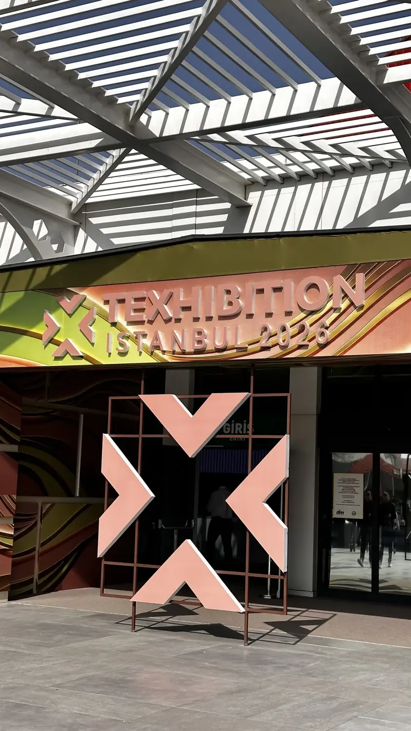 Texhibition İstanbul fuarının girişi
